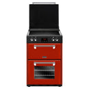 STOVES RICHMOND 600 EGG INDUCTION Red/Chrome 