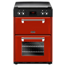 STOVES RICHMOND 600 EGG INDUCTION Red/Chrome 
