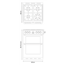STOVES STERLING 600 DF EU GAS Stainless