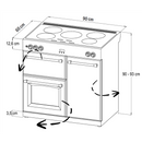 STOVES STERLING Deluxe S900 EGG INDUCTION Stainless Steel 