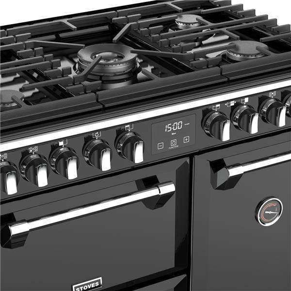 STOVES RICHMOND Deluxe S900 DF GAS Black 