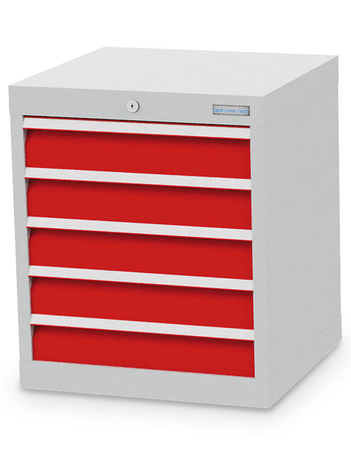 Armoire à tiroirs Bedrunka+Hirth, profondeur 500 mm, R 18-16, nombre de tiroirs : 5