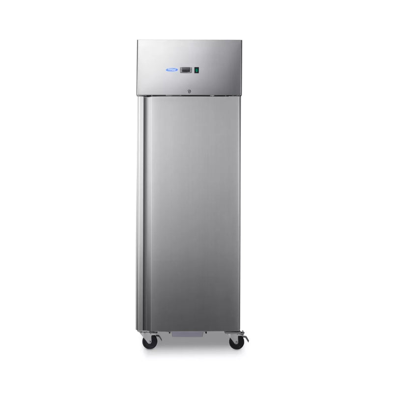 MAXIMA Gastro Kühlschrank - 600 l - 3 Einstellbare Regale (2/1 GN) - auf Rädern - inkl. Regale