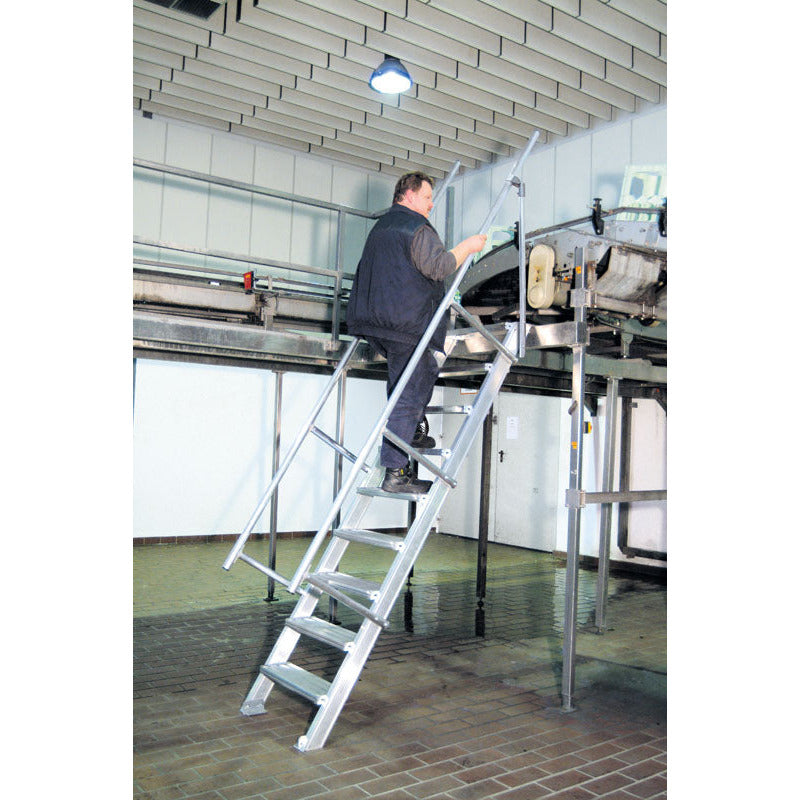 EUROLINE Ladders No. 510 Staircase - 60° angle of climb - 600mm step width