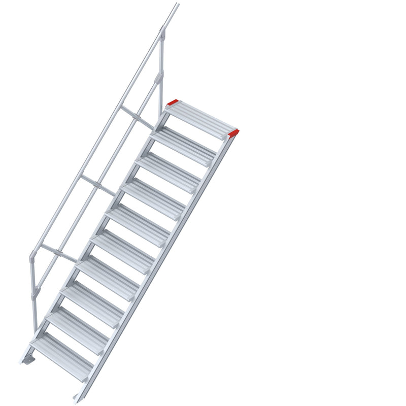 EUROLINE Leitern Nr. 510 Treppe - Steigwinkel 45° - Stufenbreite 1000mm