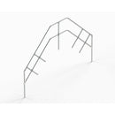 EUROLINE Leitern Nr. 512 Übergang - Steigwinkel 45° - Aufpreis zweites Treppen-/ Podestgeländer