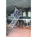 EUROLINE Ladders No. 512 Transition - Climbing angle 60° - Step width 800mm