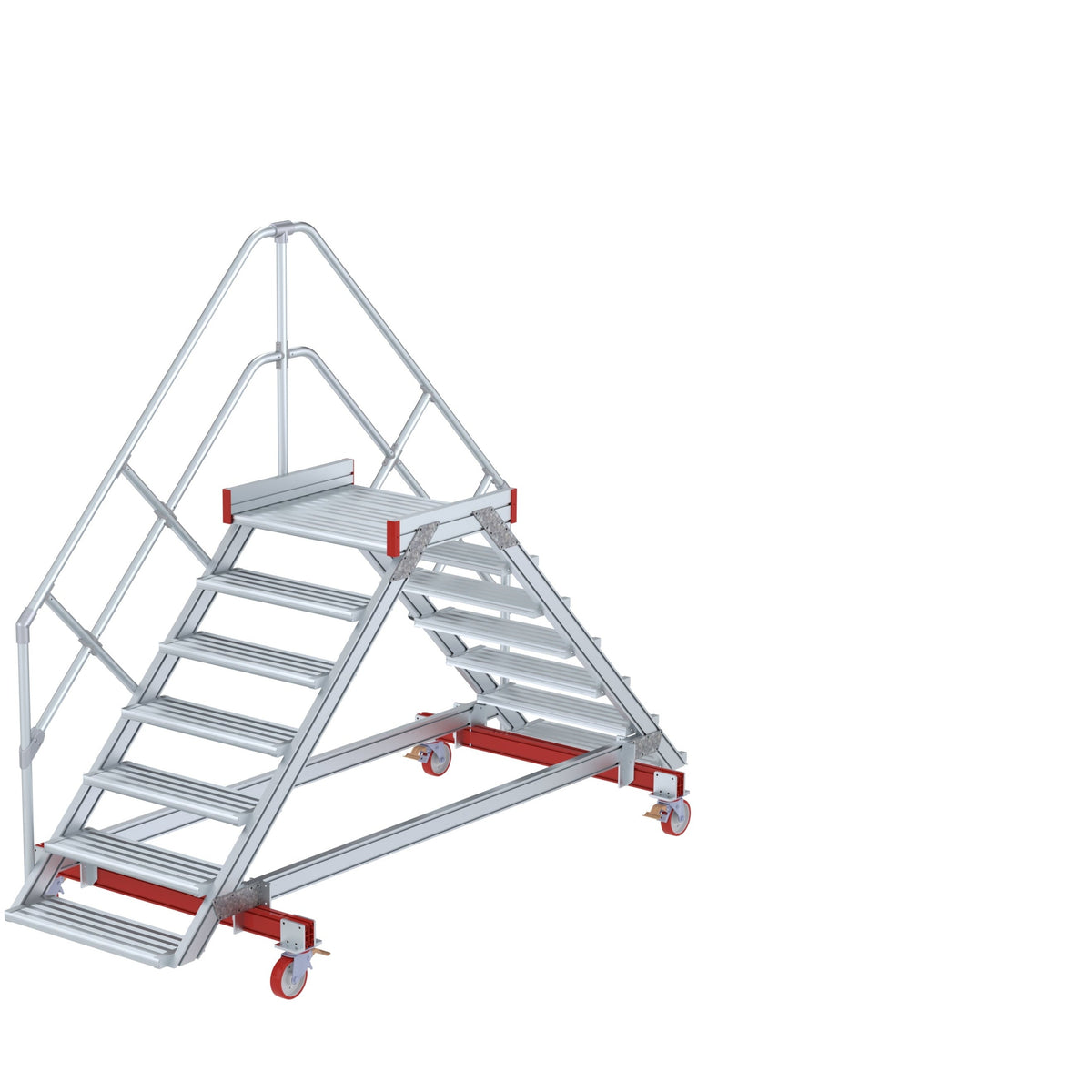EUROLINE Ladders No. 512 Transition - Climbing angle 45° - Step width 600mm
