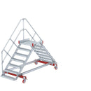 EUROLINE Ladders No. 512 Transition - Climbing angle 60° - Step width 800mm