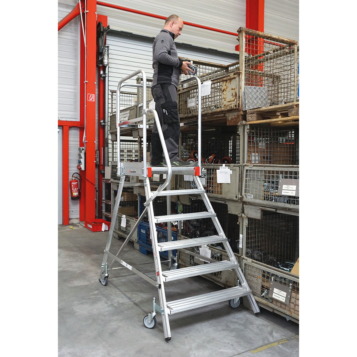 EUROLINE Scale n. 51501 Scala a piattaforma mobile
