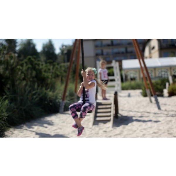 Lars Laj Seilbahn Mittel mit Plattform Spielplatz