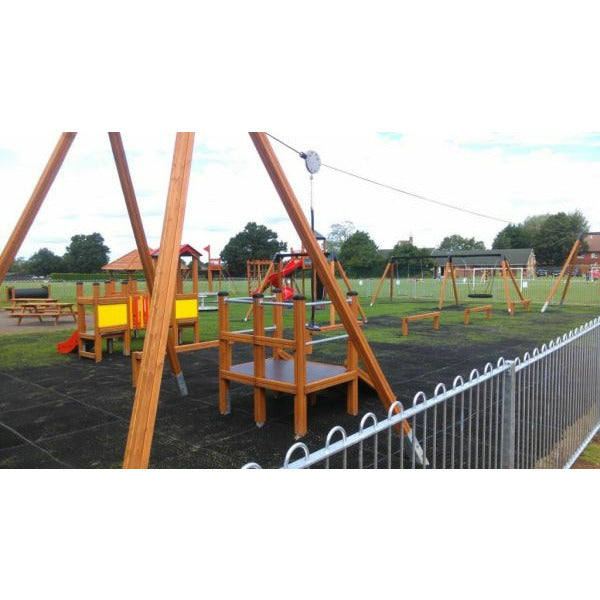 Lars Laj Seilbahn Mittel mit Plattform Spielplatz