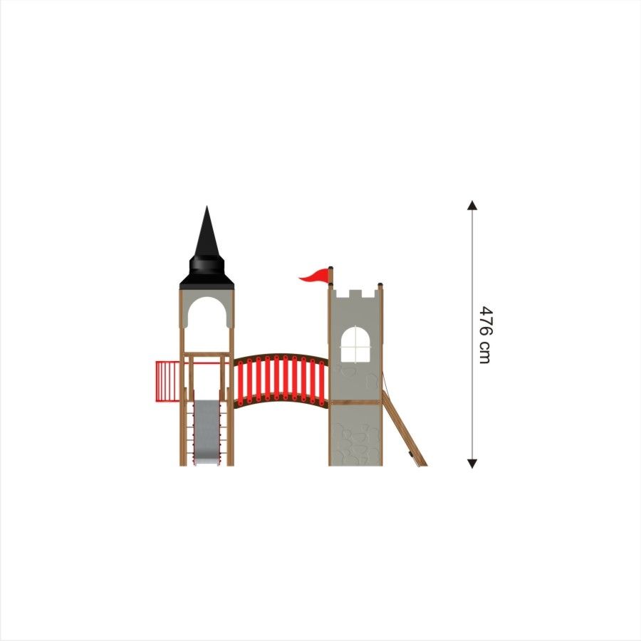Lars Laj Small Castle Bridge Playground 
