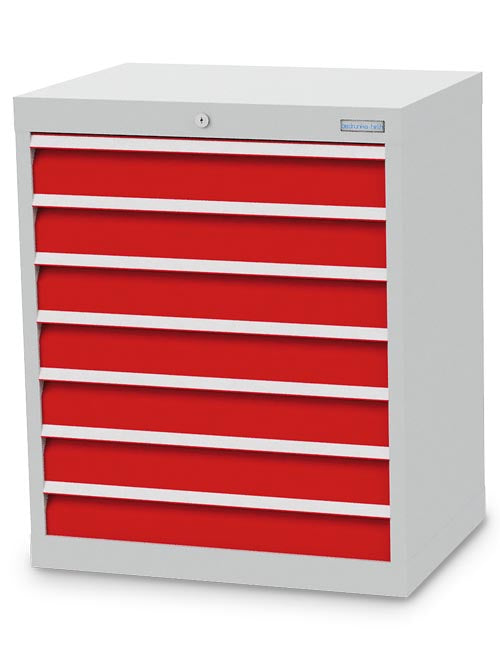 Armoire à tiroirs Bedrunka+Hirth, profondeur 500 mm, R 24-16, nombre de tiroirs : 7