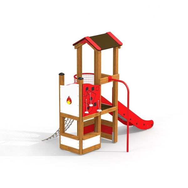 Lars Laj Spielturm Feuerwehr Station Spielplatz