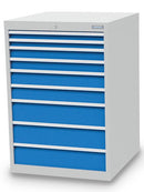 Bedrunka+Hirth Schubladenschrank, Tiefe 736 mm, R 24-24, Schubladenanzahl: 9