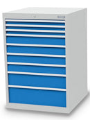 Bedrunka+Hirth Schubladenschrank, Tiefe 736 mm, R 24-24, Schubladenanzahl: 9