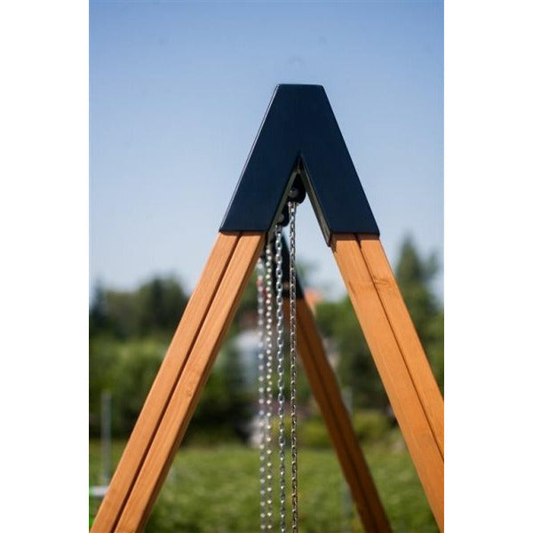 Lars Laj Einzel Rutsche mit Turm und Reifenschaukel Spielplatz