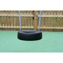 Lars Laj Single Slide with Tower and Tire Swing Playground 
