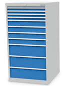 Bedrunka+Hirth Schubladenschrank, Tiefe 736 mm, R 24-24, Schubladenanzahl: 11