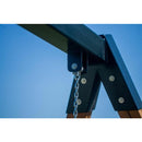 Lars Laj Double Swing with Slide and Tower Playground 