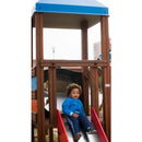 Lars Laj Double Swing with Slide and Tower Playground 