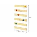 Tour de jeu pour enfants Akubi "Circus Tower" SET naturel avec mur d'escalade, fixation de balançoire double, extension, ensembles de peinture en couleur pour enfants