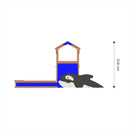 Lars Laj Spielhaus mit Orca Spielplatz