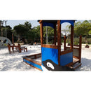 Lars Laj Spielhaus mit Orca Spielplatz