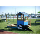 Lars Laj Spielhaus mit Orca Spielplatz