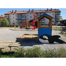 Lars Laj Spielhaus mit Orca Spielplatz
