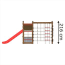 Kiosque d'escalade Lars Laj (toboggan large) Aire de jeux 