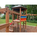 Phare de Lars Laj avec pont-levis et aire de jeux