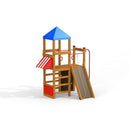 Lars Laj Logo Turm mit Feuerwehrstange Spielplatz