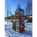 Lars Laj Logo Turm mit Feuerwehrstange Spielplatz