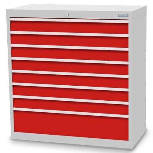 Armoire à tiroirs Bedrunka+Hirth, profondeur 500 mm, R 36-16, nombre de tiroirs : 8