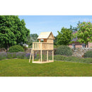 Maison de jeu pour enfants Akubi "Frieda" SET ACTION2 naturel avec extension