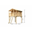 Akubi Stelzenhaus "Benjamin" AKTION naturbelassen