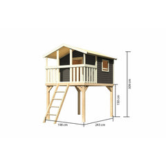 Akubi stilt house "Benjamin" PROMOTION terra grey – Vorschau 2