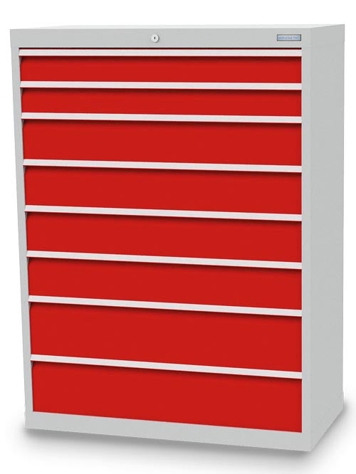 Armoire à tiroirs Bedrunka+Hirth, profondeur 500 mm, R 36-16, nombre de tiroirs : 8