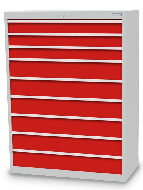Armoire à tiroirs Bedrunka+Hirth, profondeur 500 mm, R 36-16, nombre de tiroirs : 9