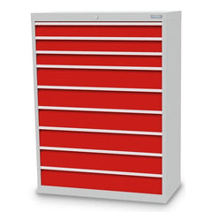 Bedrunka+Hirth Schubladenschrank, Tiefe 500 mm, R 36-16, Schubladenanzahl: 9 – Vorschau 1