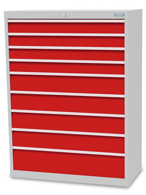 Armoire à tiroirs Bedrunka+Hirth, profondeur 500 mm, R 36-16, nombre de tiroirs : 9
