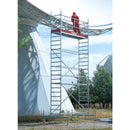 EUROLINE ladder scaffold type 9513 with movable chassis and safety structure (type 0.75 x 2.85)