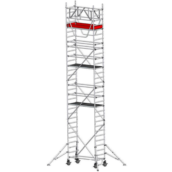 EUROLINE ladders steiger type 9521 met veiligheidsleuning (type 0,75 x 1,80)