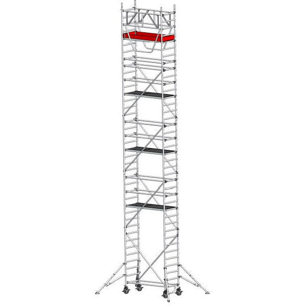 EUROLINE ladders steiger type 9521 met veiligheidsleuning (type 0,75 x 1,80)