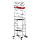 EUROLINE ladders scaffold type 9522 with rigid chassis beam and safety railing (type 0.75 x 1.80)