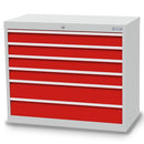 Bedrunka+Hirth Schubladenschrank, Tiefe 500 mm, R 36-16, Schubladenanzahl: 6