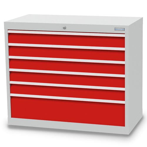 Armoire à tiroirs Bedrunka+Hirth, profondeur 500 mm, R 36-16, nombre de tiroirs : 6