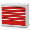 Bedrunka+Hirth Schubladenschrank, Tiefe 500 mm, R 36-16, Schubladenanzahl: 6